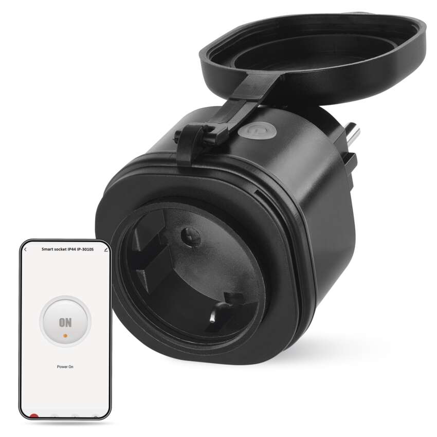 EMOS GoSmart Outdoor Zigbee Smart Plug IP44 Weatherproof Remote Control